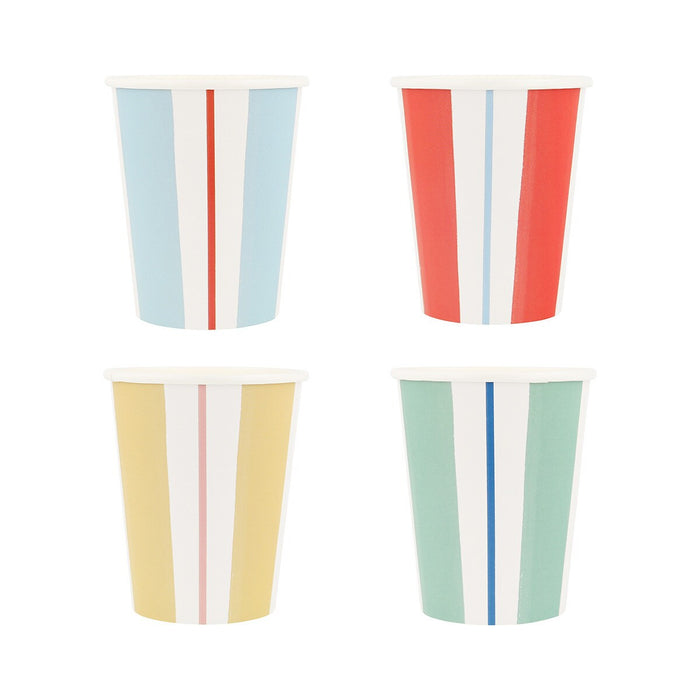 Preppy Stripe Cups