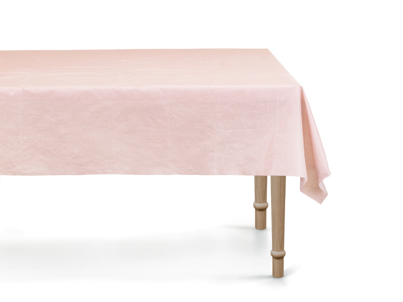 Light Pink Disposable Tablecloth