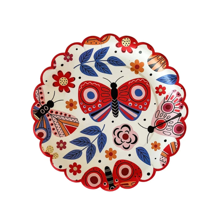 Flutter Small Paper Plate (tags)