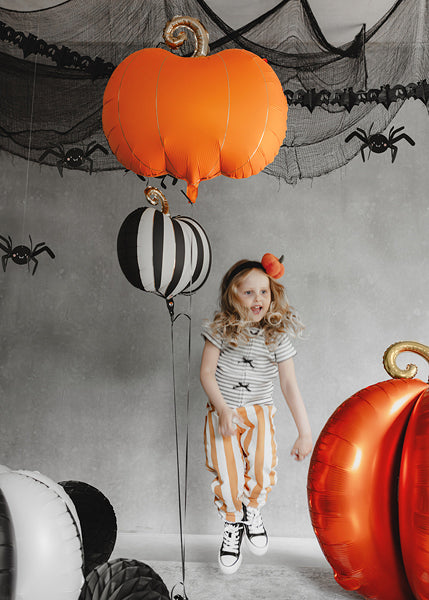Orange Pumpkin Foil Balloon