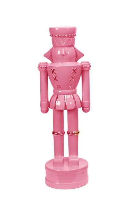 Resin Nutcracker with Gold Finish Accents
