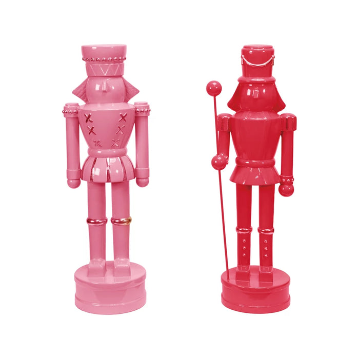 Resin Nutcracker with Gold Finish Accents