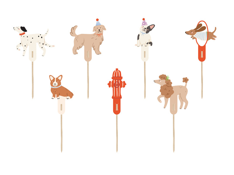 Dogs Cupcake  Toppers