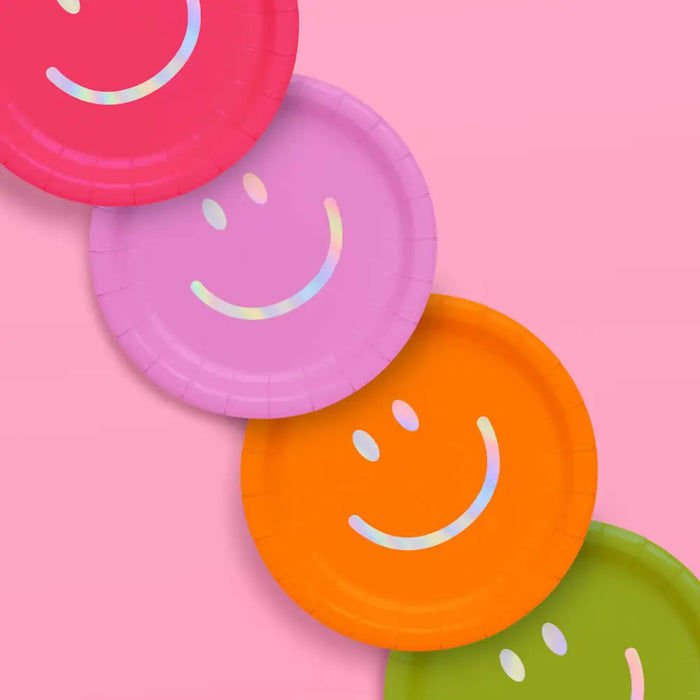 Smiley Party Paper Plates