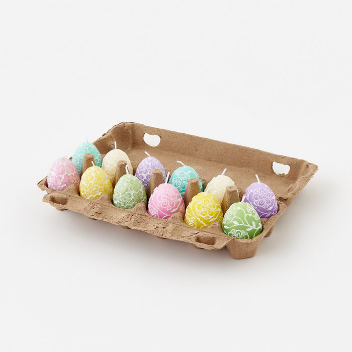 Floral Egg Candle Tray