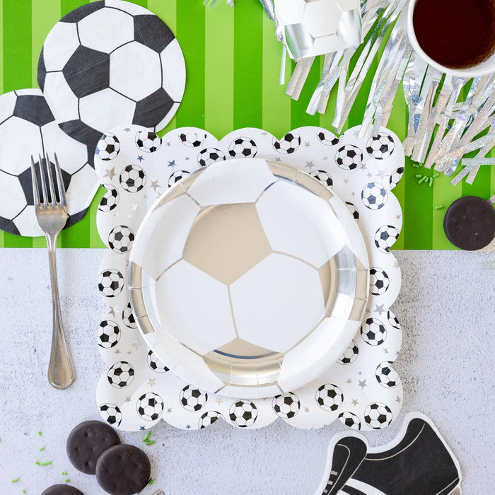 Soccer Ball Shaped Paper Napkin