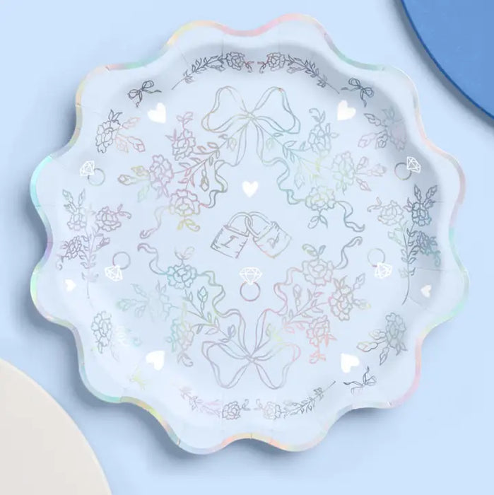 Wedding Blue Plates