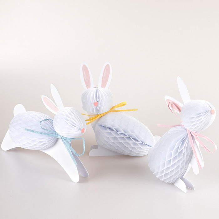 Bunny Honeycomb Decorations