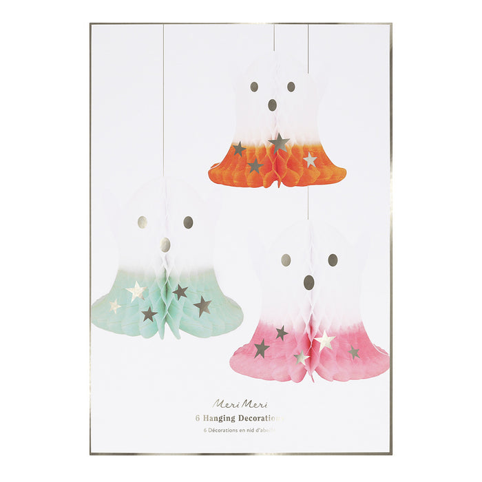 Ombre Ghost Hanging Honeycomb Decorations