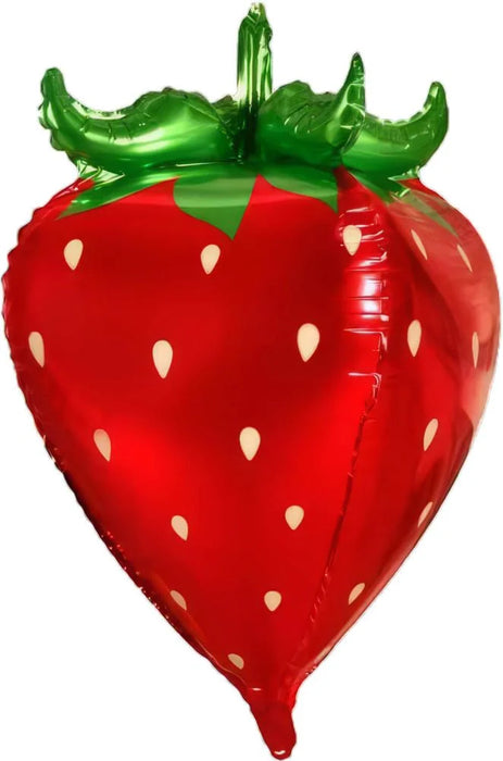 28" 3D Strawberry Balloon