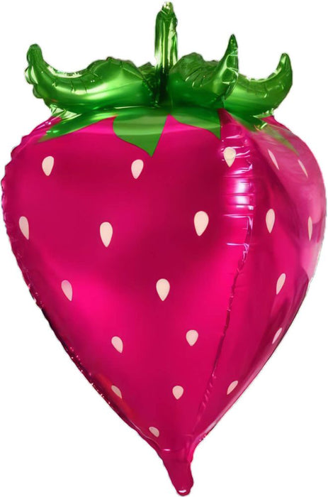 28" 3D Strawberry Balloon
