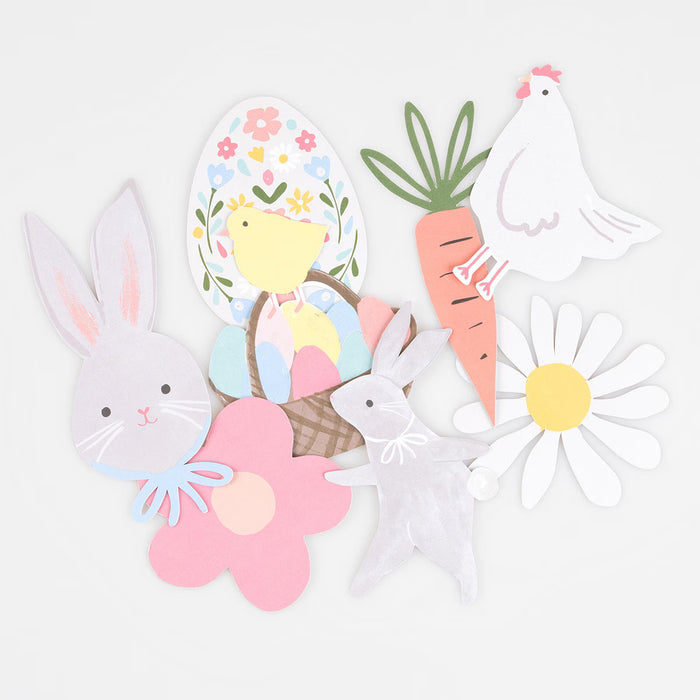 Easter Theme Shaped Stickers