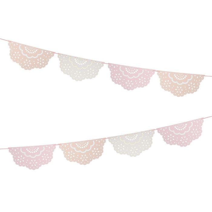 Broderie Anglaise Lace Pennant Garland