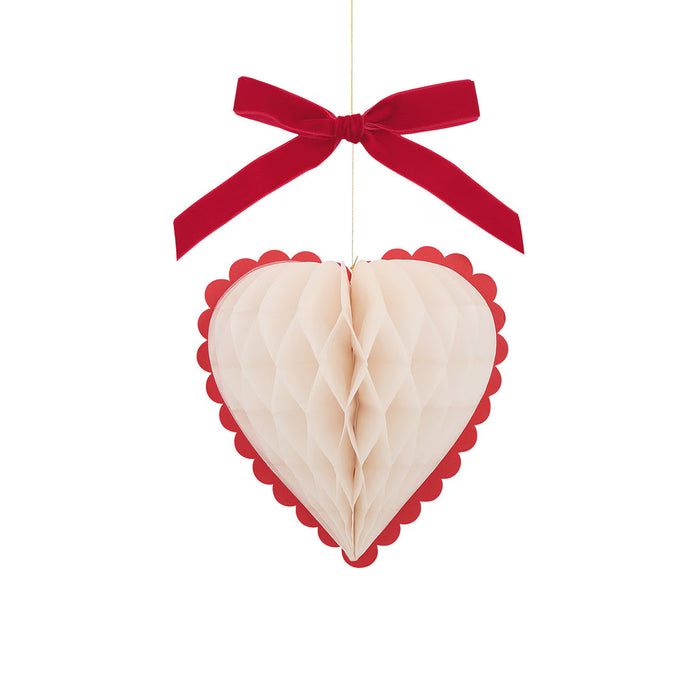 Honeycomb Heart Decorations