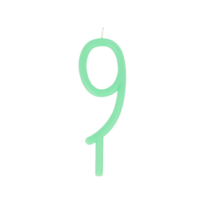 Slim Number 9 Candle