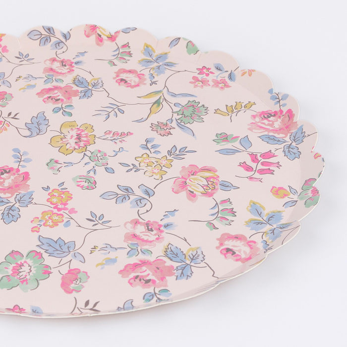 Pink Chintz Dinner Plate