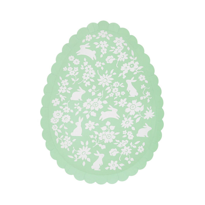 Ditsy Bunny Egg Plates