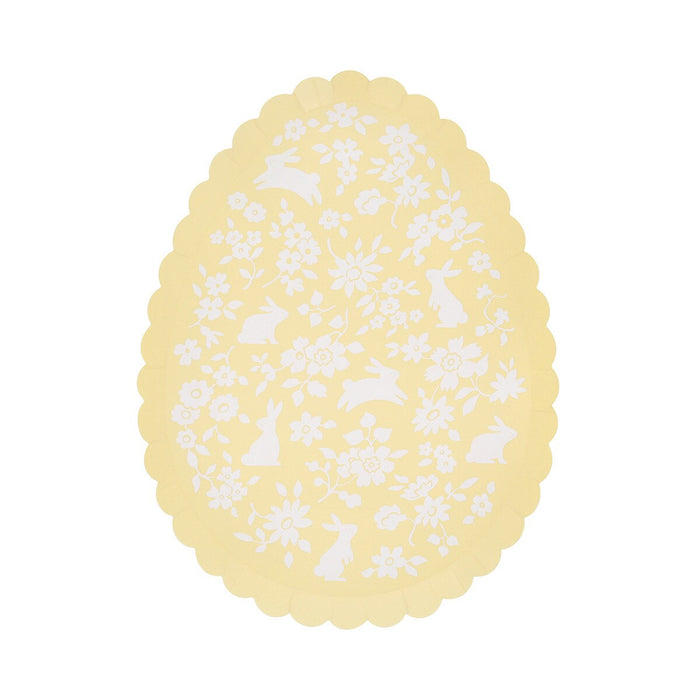 Ditsy Bunny Egg Plates