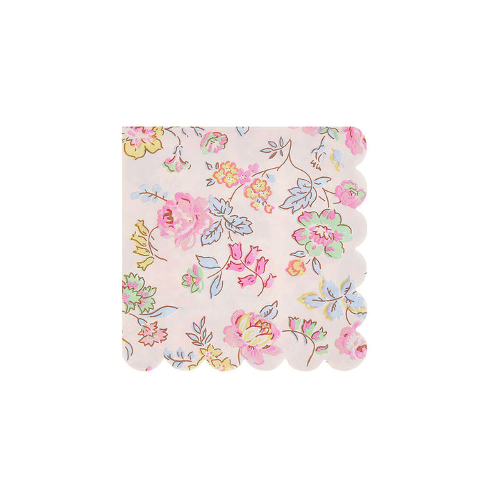 Pink Chintz Small Napkins