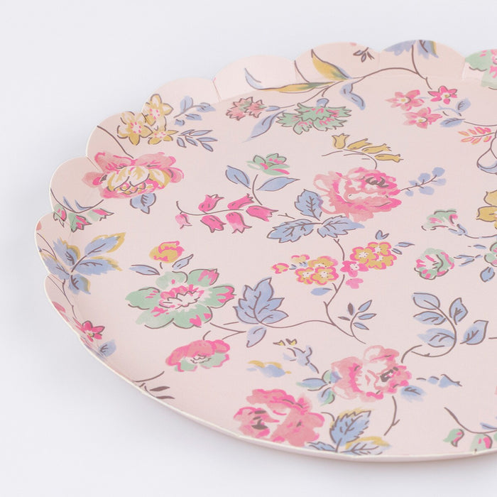 Pink Chintz Side Plates