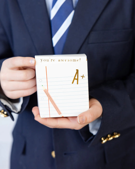 Ruled Paper Treat Box