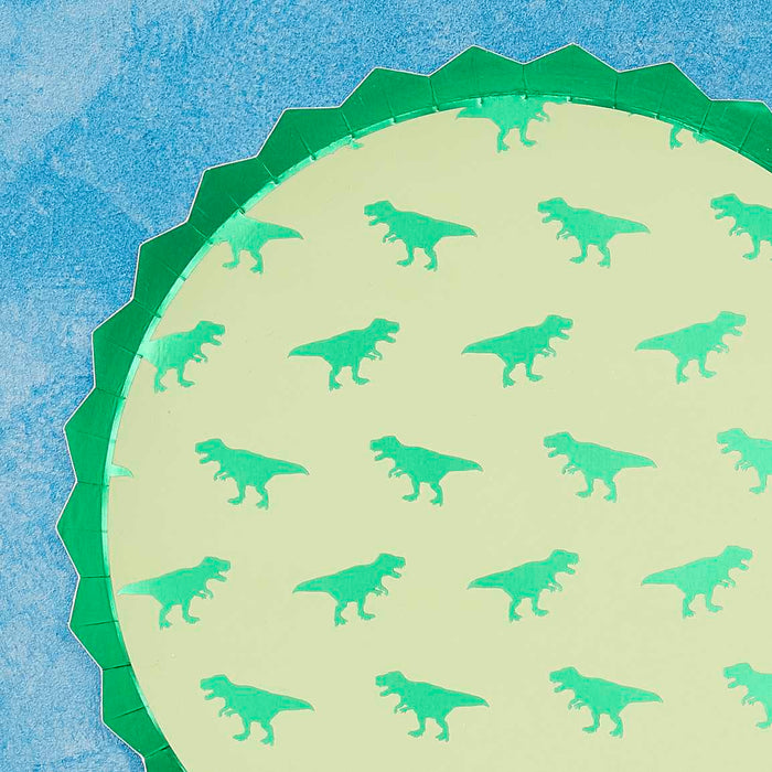 Paper Dinosaur Party Plates