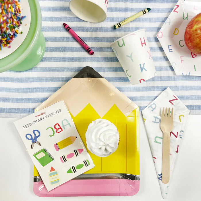 Back To School Pencil Plates