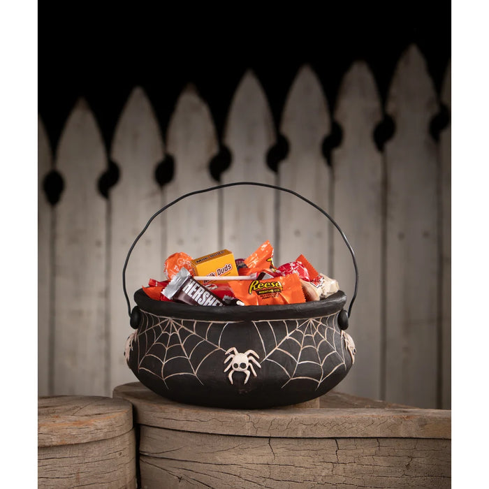 Creepy Spider Web Cauldron