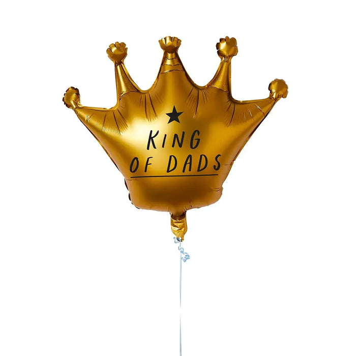 King of Dads' Crown Foil Balloon