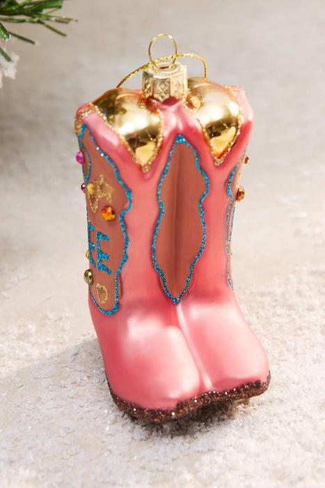 Yee Haw Cowboy Boots Ornament