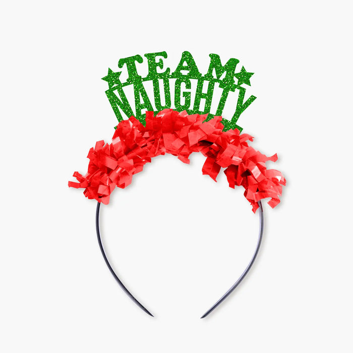Team Naughty Christmas Party Crown