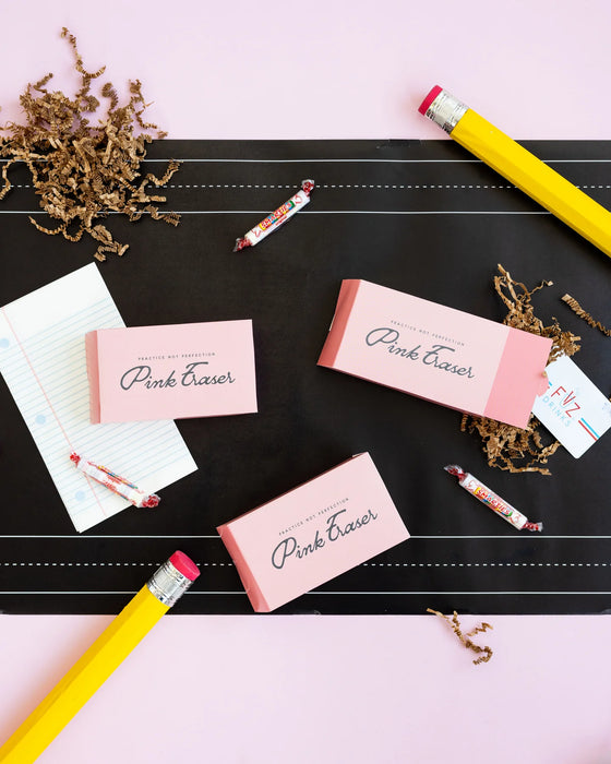 Pink Eraser Treat Boxes