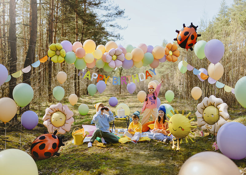 Colorful Daisies Foil Balloons