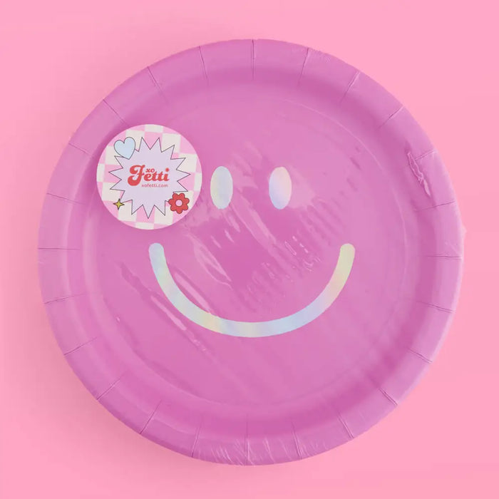 Smiley Party Paper Plates