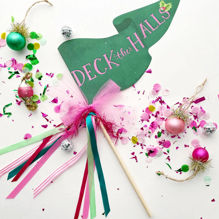 Deck the Halls Christmas Party Pennant
