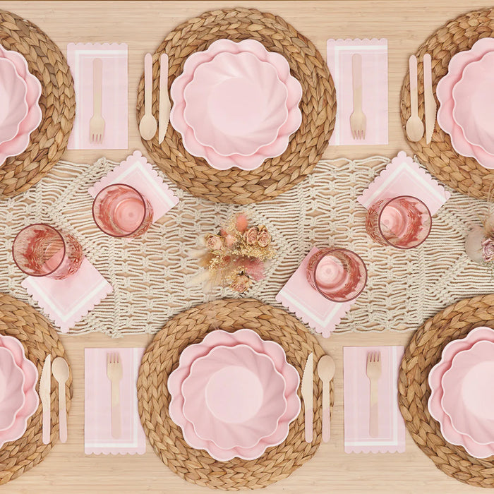 Blush Eco Friendly Bamboo Dinner Plate