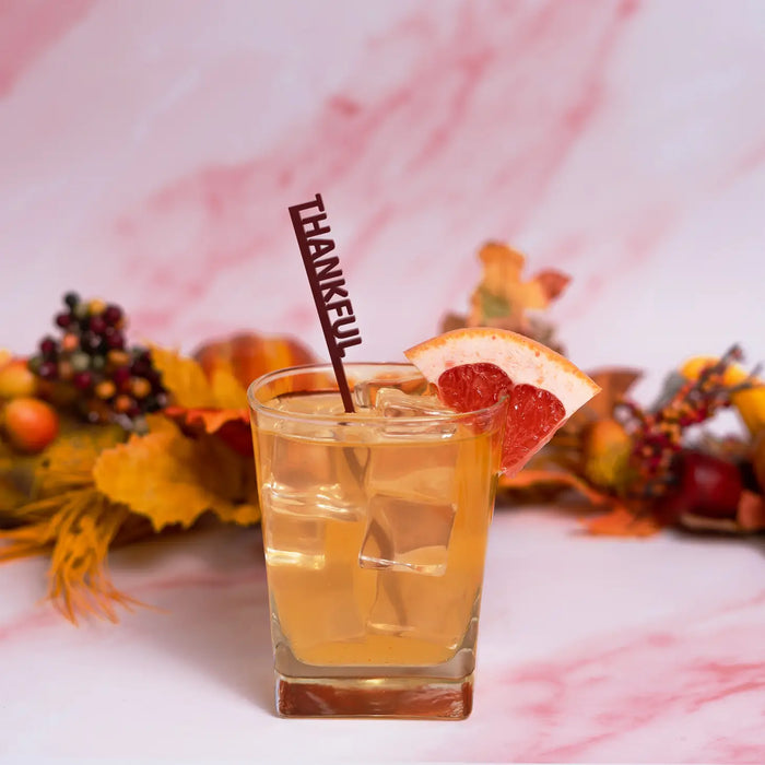 Thanksgiving Acrylic Cocktail Stir Stix