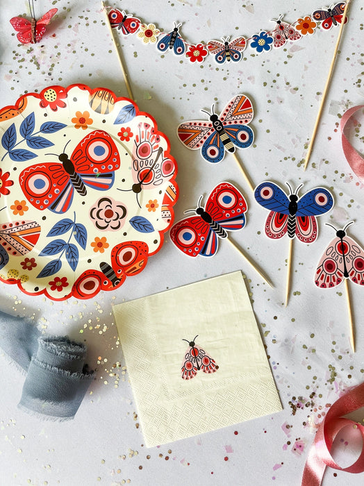 Flutter Small Paper Plate (tags)