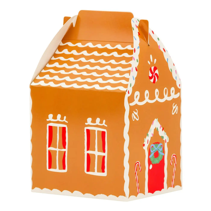 Gingerbread House Treat Boxes with Stickers