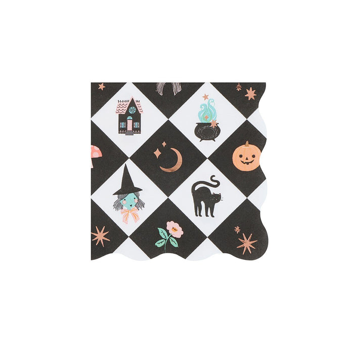 Patchwork Halloween Small Napkins