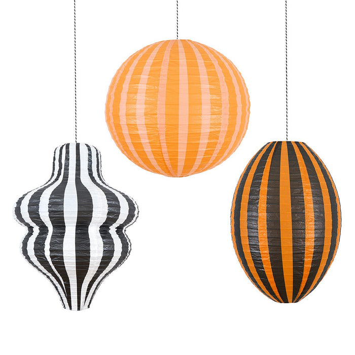 Stripy Halloween Lanterns