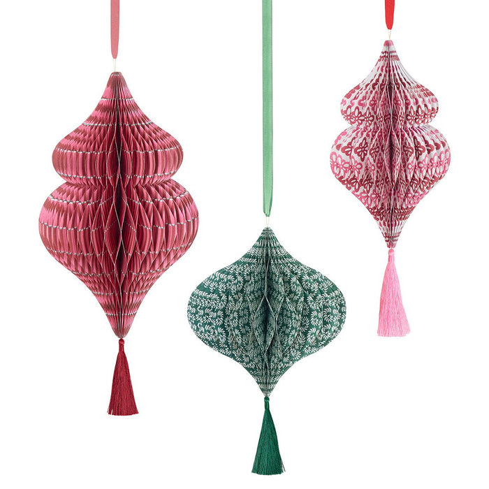 Meri Meri x Molly Mahon Large Paper Honeycomb Decorations