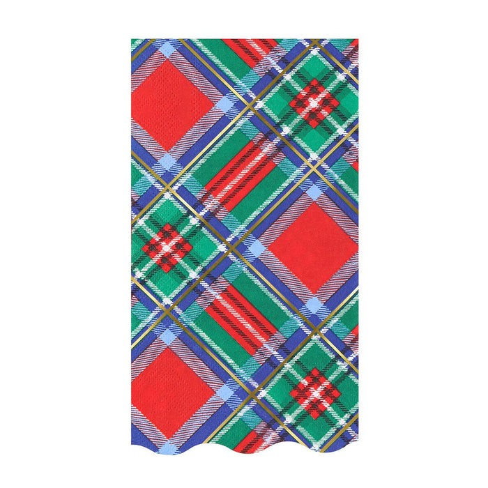 Plaid Mix Guest Towels