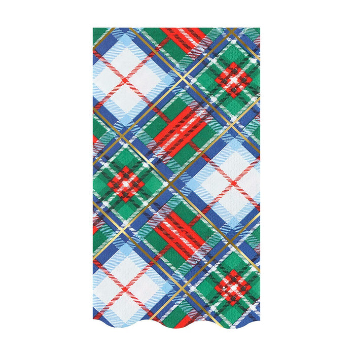 Plaid Mix Guest Towels