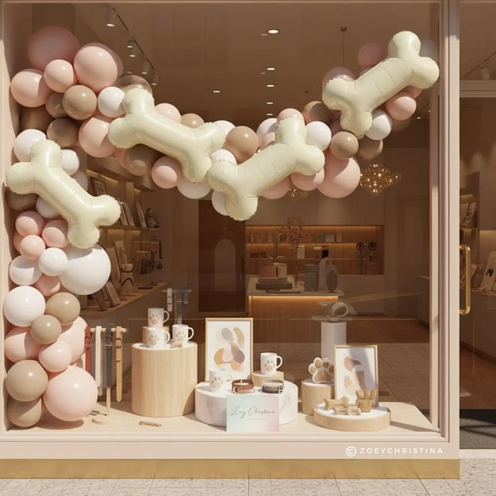 Dog Bone Foil Balloon