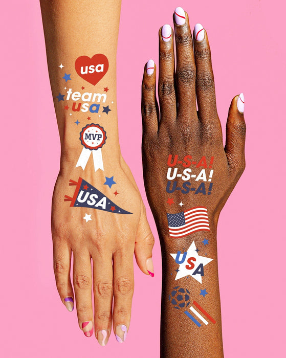 World Cup USA Soccer Temporary Tattoos