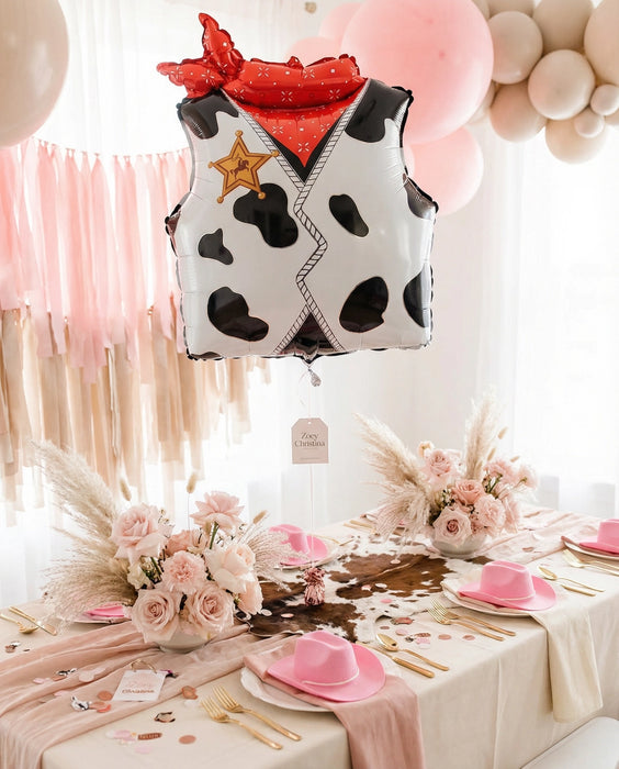 Cowboy Vest Foil Balloon