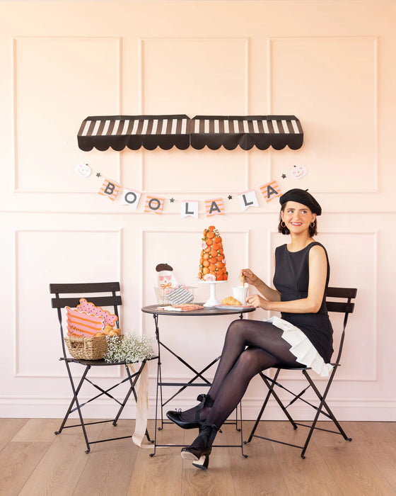 Boo La La Ghost Shaped Paper Plate