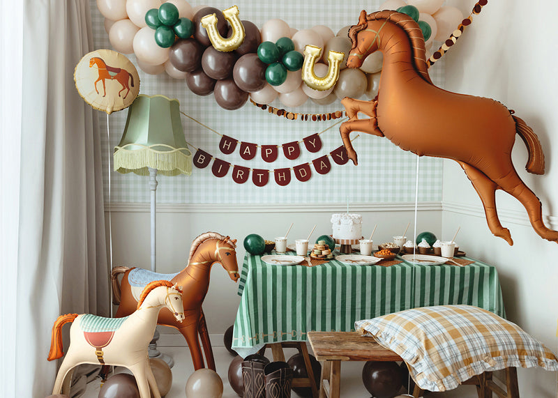 Brown Horse Foil Balloon