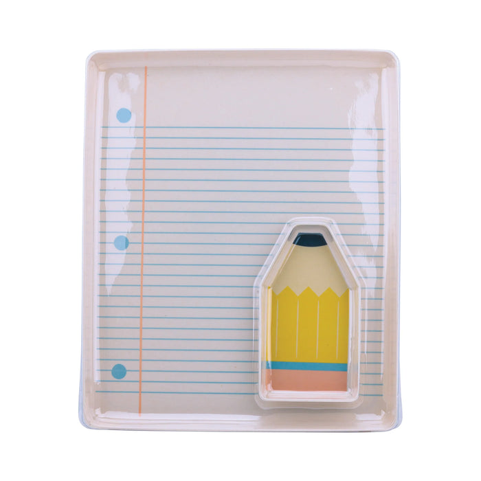 Occasions Paper and Pencil Bamboo Tray Set